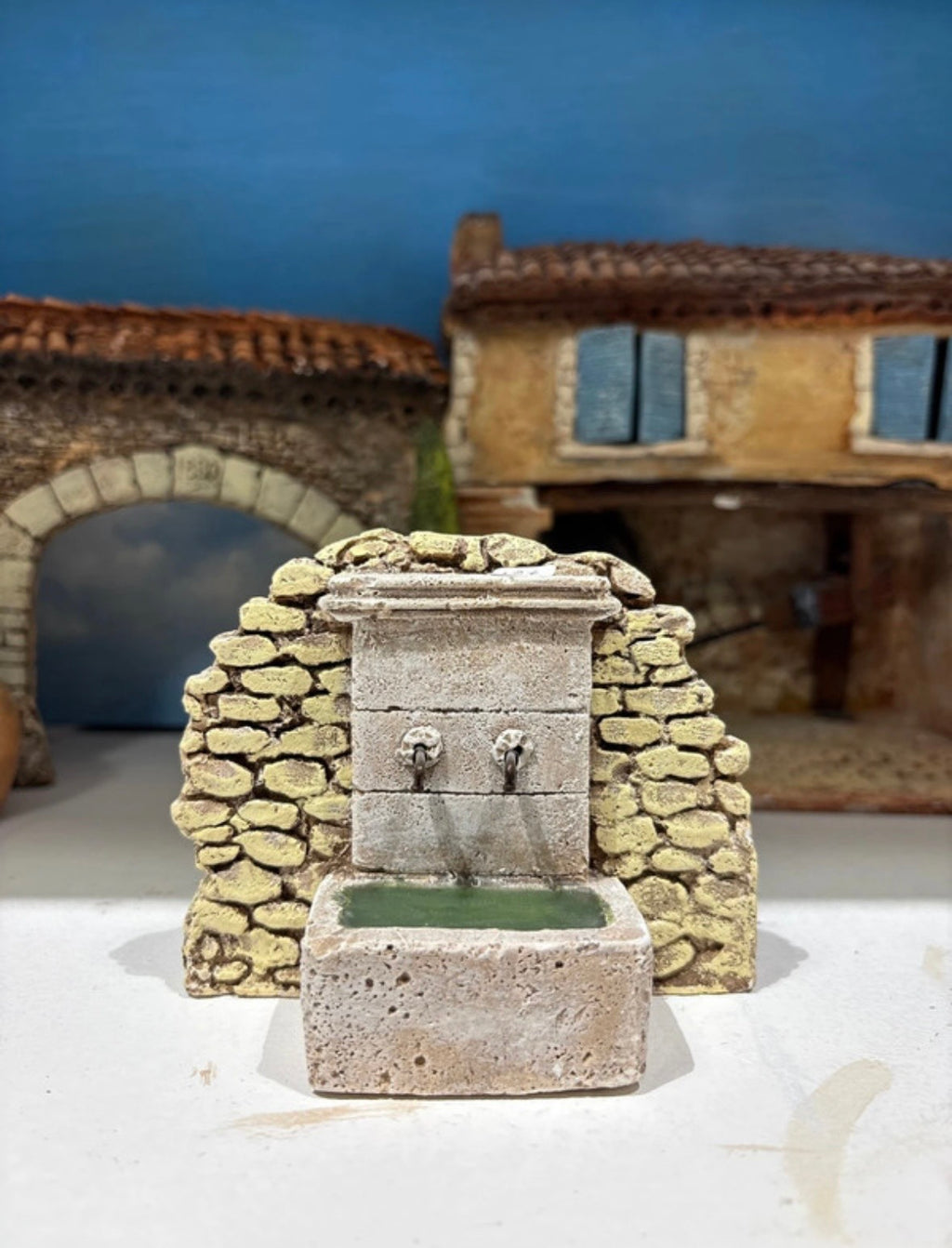 Fontaine avec Mur