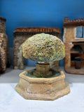 Fontaine avec arbre