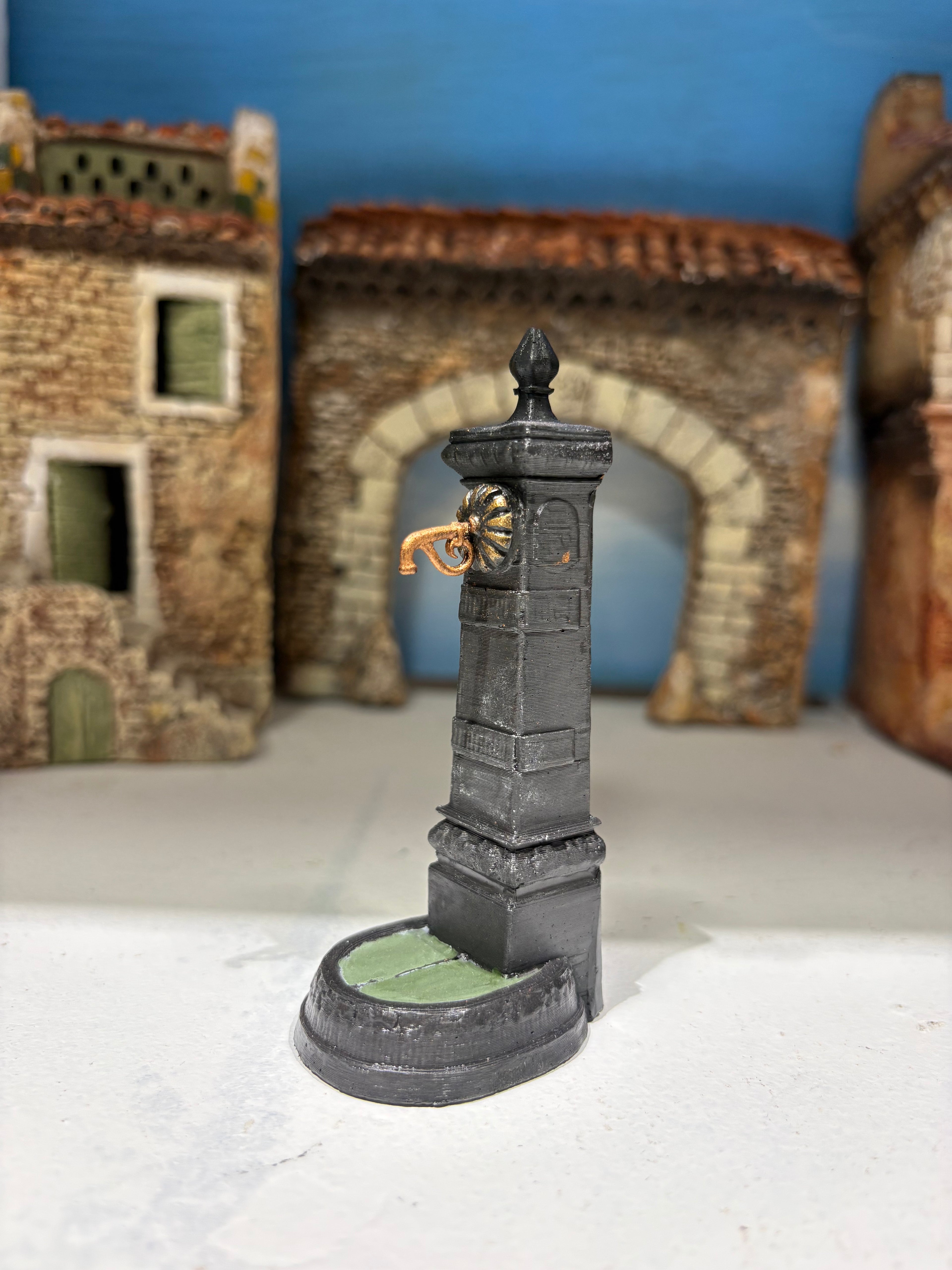 Fontaine borne fonte