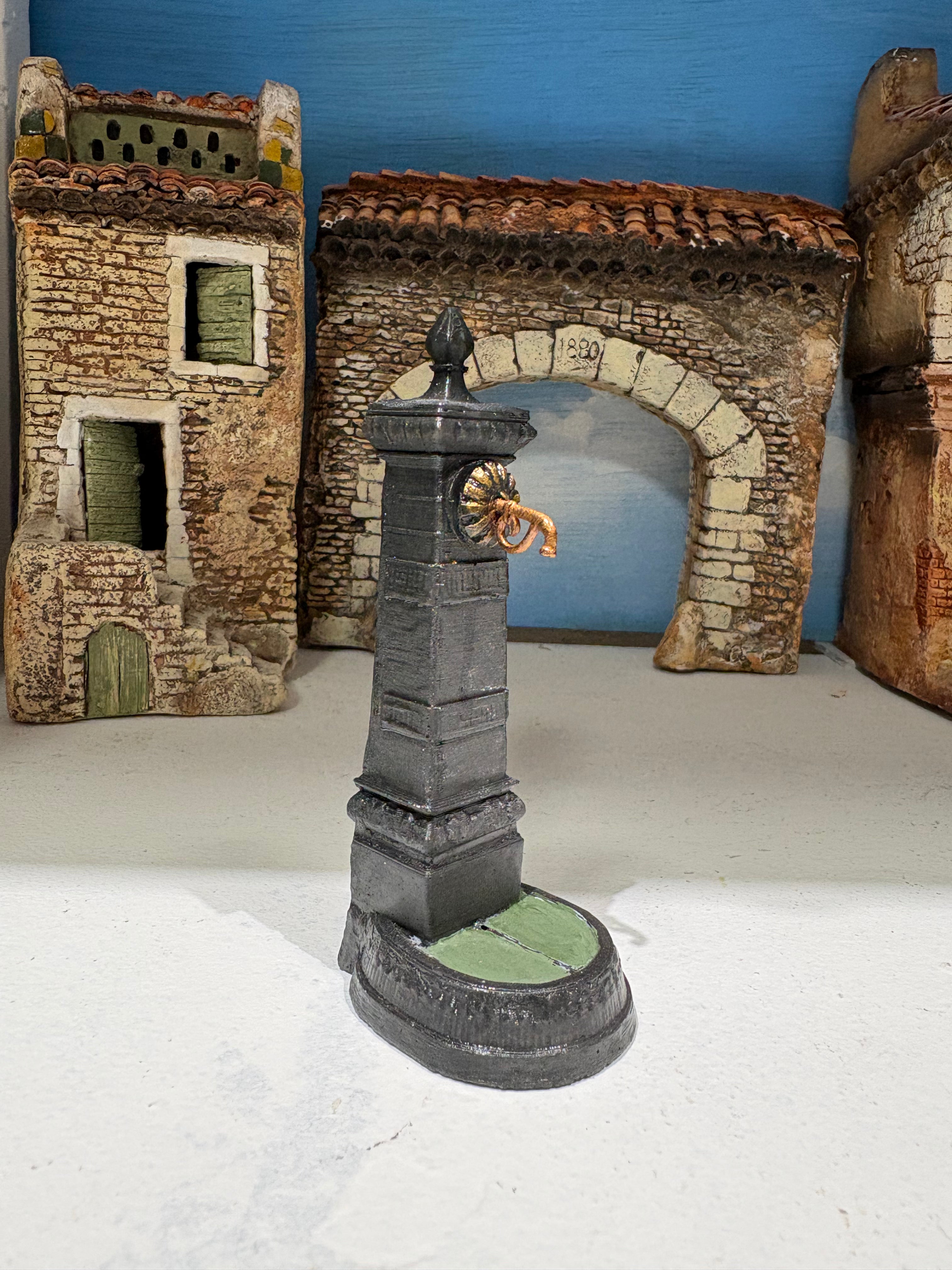 Fontaine borne fonte