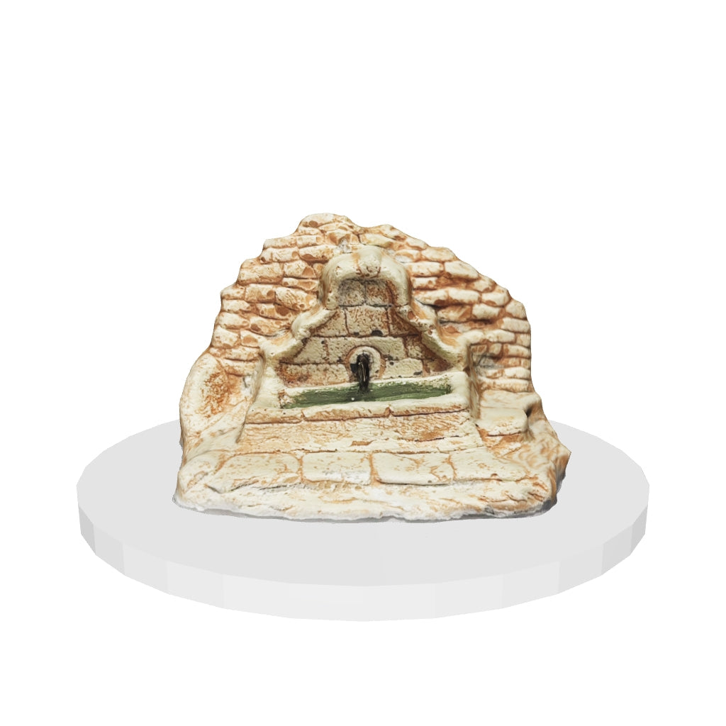Petite fontaine avec mur
