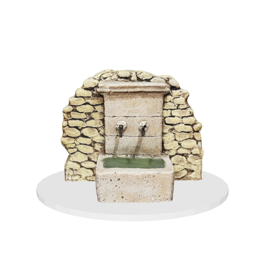Fontaine avec Mur