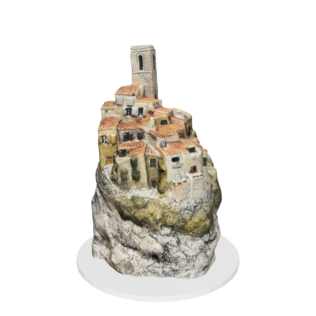 Grand village sur rocher